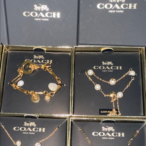Coach Jewelry Gold &Silver earring ,rings, bracelets , necklaces  your choice - Picture 5 of 11